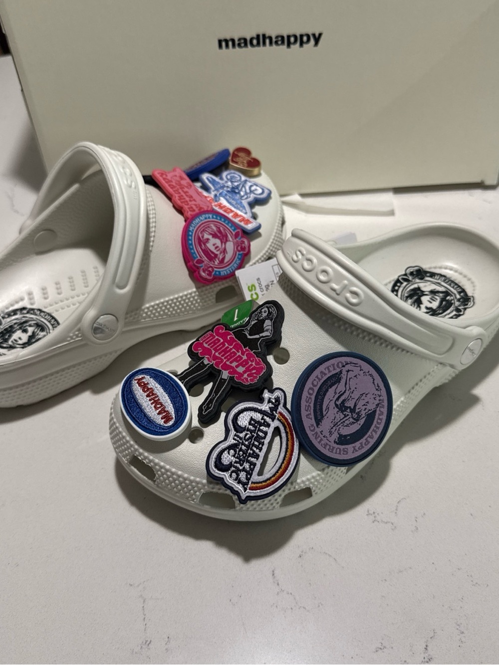 Madhappy Crocs Classic Clog Almost White M6 W8 Hysteric Glamour 211386-1CN.